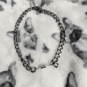 NEW! Grunge Chunky Silver Chain